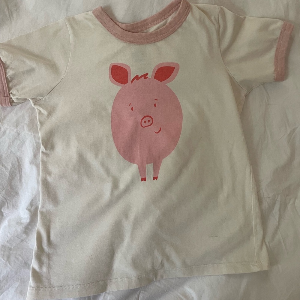 Winter Water Factory Pig Ringer T-Shirt